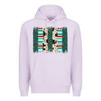 Lilac leopard cowhide brush stroke Premium Hoodie - Artiststas