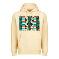 Pina Colada leopard cowhide brush stroke Premium Hoodie - Artiststas