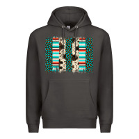 Smoke leopard cowhide brush stroke Premium Hoodie - Artiststas