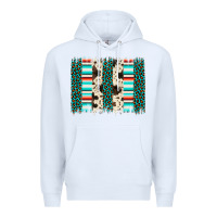 White leopard cowhide brush stroke Premium Hoodie - Artiststas