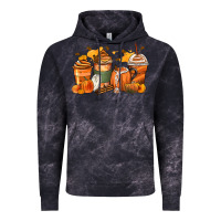 Cloud Black pumpkin spice latte coffee cups Vintage Hoodie - Zillion Design Studio