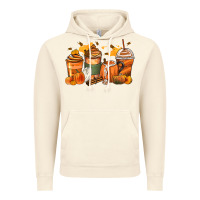 Vintage Artic pumpkin spice latte coffee cups Vintage Hoodie - Zillion Design Studio