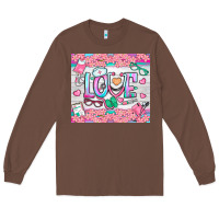 Chestnut watercolor love nurse tumbler Long Sleeve Tee - BundleAndBundleShop