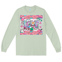 Matcha watercolor love nurse tumbler Long Sleeve Tee - BundleAndBundleShop