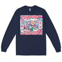 Watercolor Love Nurse Tumbler Long Sleeve Tee | Teevron
