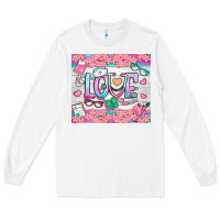White watercolor love nurse tumbler Long Sleeve Tee - BundleAndBundleShop