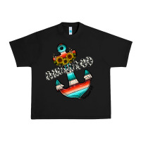 Black anchored Urban Heavy Tee - CowhideDigitalArt