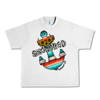 Lunar Rock anchored Urban Heavy Tee - CowhideDigitalArt