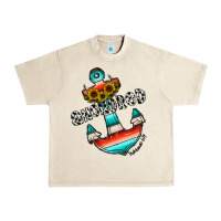 Sandshell anchored Urban Heavy Tee - CowhideDigitalArt