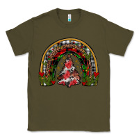 Army Green trees rainbow Classic Tee - JahusDesignShop