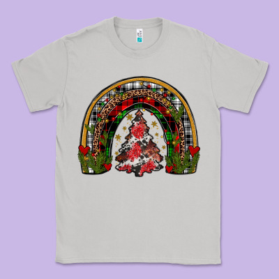 Trees Rainbow Classic Tee Designed By Jahusdesignshop