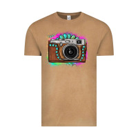 Vintage Camel tie dye gemstone vintage camera Vintage Tee - FaDigitalArtStudio