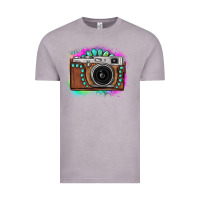 Vintage Zinc tie dye gemstone vintage camera Vintage Tee - FaDigitalArtStudio