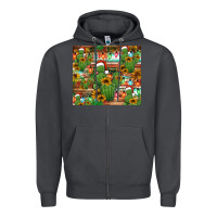Smoke feliz navidad merry christmas cactus tumbler Zipper Hoodie - Jasminsmagicworld
