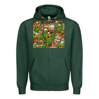 Sports Green feliz navidad merry christmas cactus tumbler Zipper Hoodie - Jasminsmagicworld