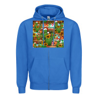 True Royal feliz navidad merry christmas cactus tumbler Zipper Hoodie - Jasminsmagicworld