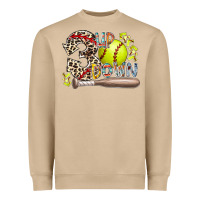 Mushroom three up down softball Heavyweight Sweatshirt - RacoonDesign