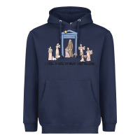 Navy a thrill of hope nativity Heavyweight Hoodie - MaliasSmallBusiness