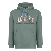 Sage a thrill of hope nativity Heavyweight Hoodie - MaliasSmallBusiness