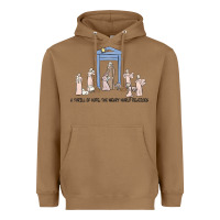 Toasted Coconut a thrill of hope nativity Heavyweight Hoodie - MaliasSmallBusiness