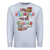 Heather Grey my holidays are all booked up Premium Sweatshirt - MaliasSmallBusiness