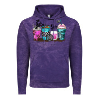 Cloud Purple motocross coffee cups Vintage Hoodie - Zillion Design Studio