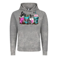 Cloud Rock motocross coffee cups Vintage Hoodie - Zillion Design Studio