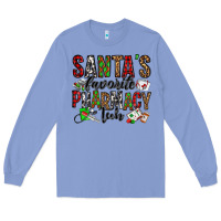 Colony Blue santa's favorite pharmacy tech Long Sleeve Tee - Jasminsmagicworld