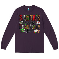 Plum santa's favorite pharmacy tech Long Sleeve Tee - Jasminsmagicworld