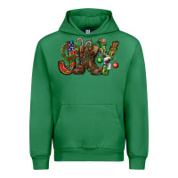 Emerald Army Christmas Joy Urban Hoodie - NancyCooperArtShop