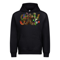 Foreset Green Army Christmas Joy Urban Hoodie - NancyCooperArtShop