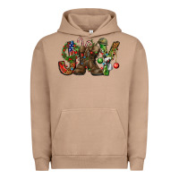 Pigment Burro Army Christmas Joy Urban Hoodie - NancyCooperArtShop