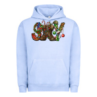 Pigment Grape Ice Army Christmas Joy Urban Hoodie - NancyCooperArtShop