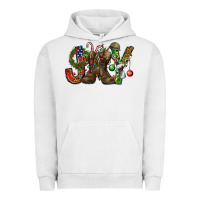 Pigment Lunar Rock Army Christmas Joy Urban Hoodie - NancyCooperArtShop