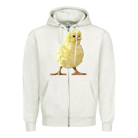 Oatmeal Heather Chick Zipper Hoodie - LillyAllenDesigns