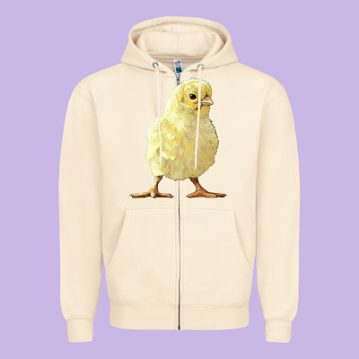 Chick Zipper Hoodie Designed By Lillyallendesigns
