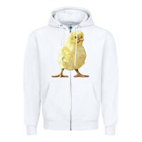 White Chick Zipper Hoodie - LillyAllenDesigns