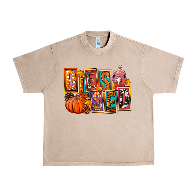 Blessed Thanksgiving Urban Heavy Tee by FaDigitalArtStudio | Teevron