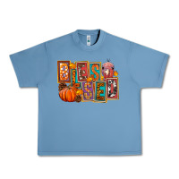 Pebble Blue blessed thanksgiving Urban Heavy Tee - FaDigitalArtStudio