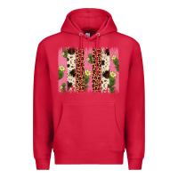 Cardinal cactus leopard cowhide brush stroke Premium Hoodie - Artiststas