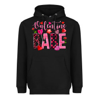 Black valentine babe Heavyweight Hoodie - NancyCooperArtShop