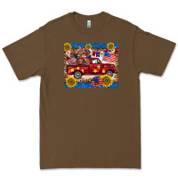Cacao 4th of july truck cow mousepad Premium Tee - BarkalooDesign