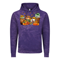 Cloud Purple fall coffee cups Vintage Hoodie - Zillion Design Studio