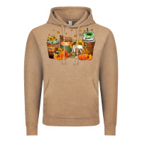 Vintage Coffee fall coffee cups Vintage Hoodie - Zillion Design Studio