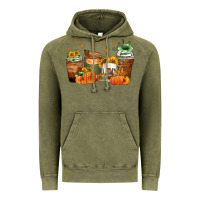 Fall Coffee Cups Vintage Hoodie | Teevron