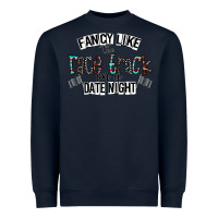 Navy fancy like the race track on a date night Heavyweight Sweatshirt - CowhideDigitalArt