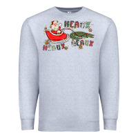 Heather Grey heaux heaux heaux Premium Sweatshirt - MaliasSmallBusiness