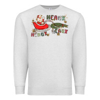 Oatmeal Heather heaux heaux heaux Premium Sweatshirt - MaliasSmallBusiness