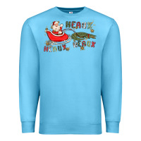 Ocean Blue heaux heaux heaux Premium Sweatshirt - MaliasSmallBusiness
