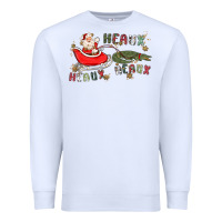 White heaux heaux heaux Premium Sweatshirt - MaliasSmallBusiness